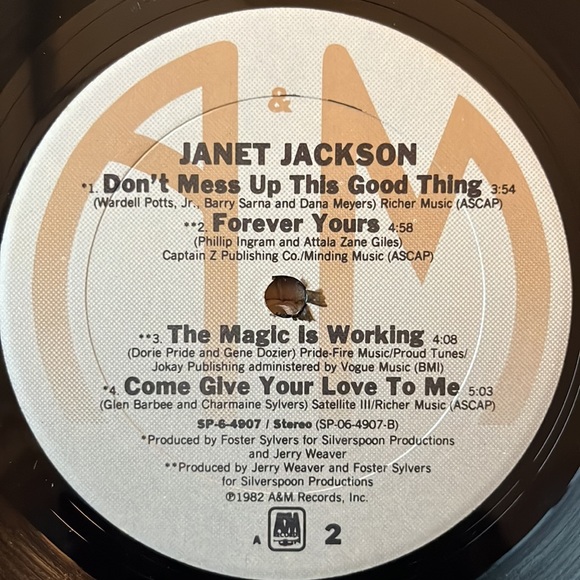 Janet Jackson - (Self-Titled) Vinyl LP - Picture 5 of 5